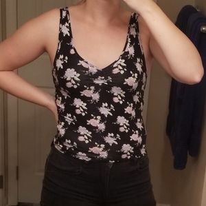 American Eagle Floral Soft & Sexy Tank
